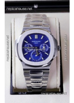 Patek Philippe Nautilus 5740 Perpetual Calendar Stainless Steel Purple Dial Swiss Replica Watch