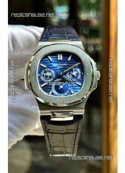 Patek Philippe Nautilus 5740 Perpetual Calendar Stainless Steel Purple Dial Swiss Replica Watch