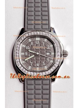 Patek Philippe Super Clone Aquanaut LUCE 5069-001 Quartz in Grey Dial 35MM