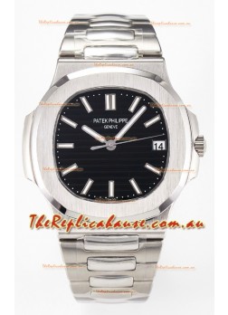 Patek Philippe Super Clone Nautilus 5711 Black Dial 1:1 Mirror Watch 
