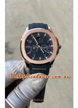 Patek Philippe Super Clone Aquanaut 5261R Swiss Replica in Rose Gold - 1:1 Mirror Edition