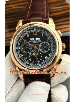 Patek Philippe Grand Complications 5270 Swiss Replica Watch in Rose Gold Casing