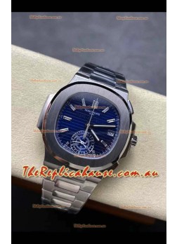 Patek Philippe Nautilus 5980/1A 40th Anniversary Chronograph Steel Case in Purple Dial - 1:1 Mirror Replica