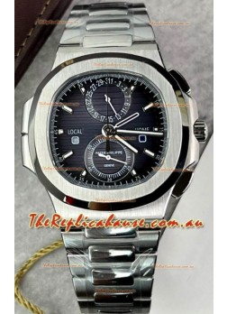 Patek Philippe Nautilus 5990/1A 904L Steel Case in Black Dial - 1:1 Mirror Replica