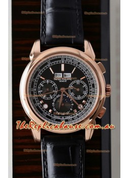 Patek Philippe Grand Complications 5270 Swiss Replica Watch in Rose Gold Casing