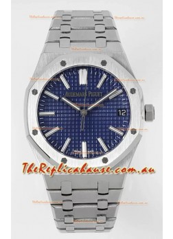 Audemars Piguet Royal Oak 15510 41MM 50th Anniversary Blue Dial 904L Steel 1:1 Mirror Replica