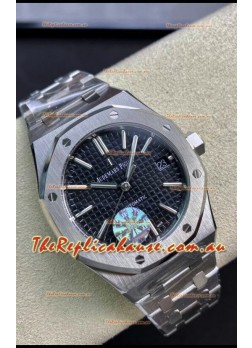 Audemars Piguet Royal Oak 15450 37MM Swiss Calibre 3120 Movement in 904L Steel Casing Black Dial 
