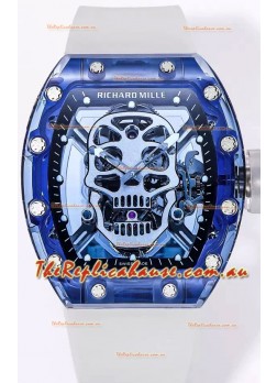 Richard Mille RM52-01 Sapphire Casing with Genuine Tourbillon Movement 1:1 Ultimate Replica