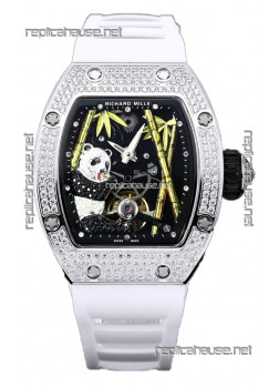 Richard Mille RM26-01 Tourbillon Panda Stainless Steel Casing Swiss Movement Watch   