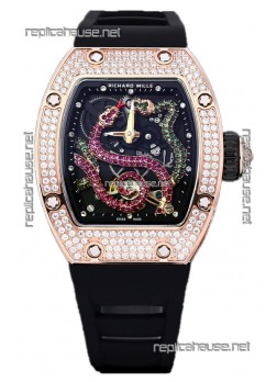Richard Mille RM26-01 Serpent Dial Rose Gold Plated Watch in Swiss Automatic Movement