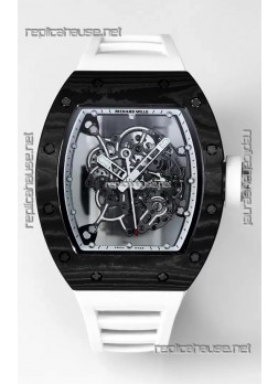 Richard Mille RM055 Black Carbon Casing 1:1 Superclone Genuine Tourbillon Watch 