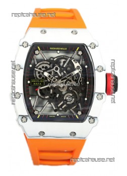 Richard Mille RM35-01 Rafael Nadal Carbon Fiber Casing with Genuine Tourbillon Super Clone Watch