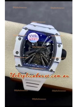 Richard Mille RM12-01 White Carbon Fiber Case Genuine Tourbillon Movement 1:1 Mirror Replica Watch