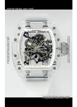 Richard Mille RM055 Transparent Sapphires Casing with Genuine Tourbillon Super Clone Watch