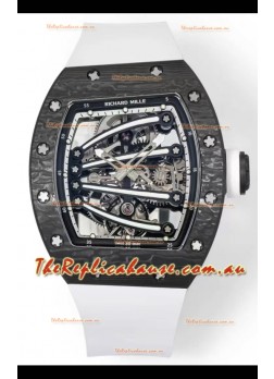 Richard Mille Super Clone RM59-01 Carbon NTPT Case Black Dial Swiss Replica Watch