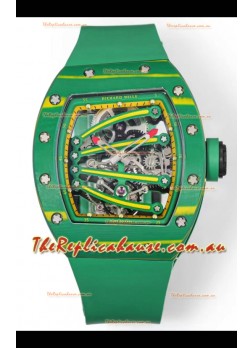 Richard Mille Super Clone RM59-01 Green Carbon NTPT Case Swiss Replica Watch