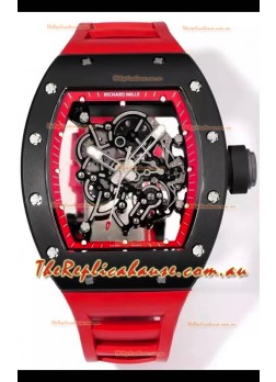 Richard Mille Super Clone RM055 Ceramic Casing with Genuine Tourbillon Watch 
