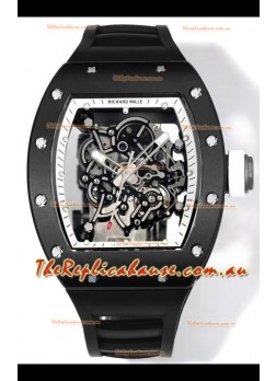 Richard Mille Super Clone RM055 Ceramic Casing with Genuine Tourbillon Watch 