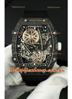 Richard Mille Super Clone 27-05 Black Carbon Casing Swiss Replica Watch 