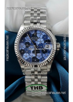 Rolex Datejust Cal.3235 Movement Super Clone Stainless Steel 31MM Motif Dial Watch 
