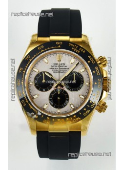 Rolex Daytona Super Clone 116518 Yellow Gold Meteorite Dial Original Cal.4130 Movement