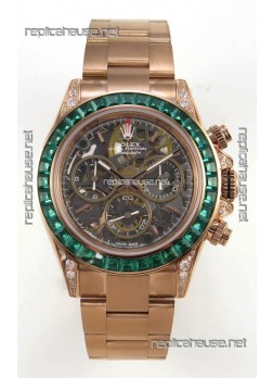 Rolex Daytona Super Clone "Artisans De Genève - Glacier" Edition Rose Gold Watch