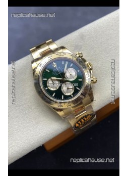 Rolex Daytona Super Clone M116505 Rose Gold Green Dial Original Cal.4131 Movement - 904L Steel Watch