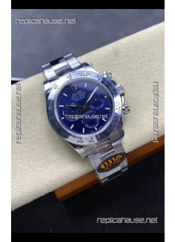 Rolex Daytona Super Clone M116509 Original Cal.4131 Movement - 904L Steel Watch in Blue Dial