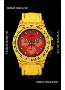 Rolex Daytona DiW Volcano Edition Watch - Forged Cabon Casing 1:1 Mirror Replica