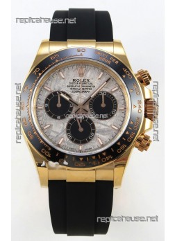 Rolex Daytona Super Clone 116518 Rose Gold Meteorite Dial Original Cal.4131 Movement