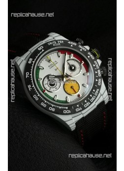 Rolex Daytona DiW Ferrari White Dial Edition Watch - Lightweight Forged Cabon Casing