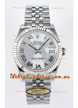 Rolex Super Clone Datejust ETA 2688 Movement 31MM Stainless Steel Case and Roman Dial Watch 