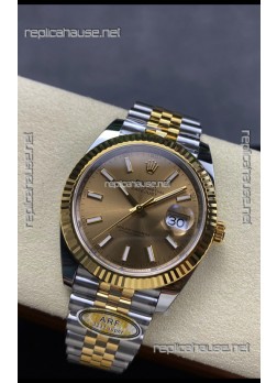 Rolex Datejust M126333 41MM ETA3235 72 Hours Power Gold Dial Jubilee 1:1 Mirror Replica Yellow Gold 904L Steel
