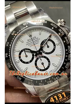 Rolex Cosmograph Daytona M126500LN White Dial Cal.4131 Movement - 904L Steel Watch