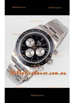 Rolex Daytona Super Clone BLAKEN Paul Newman Black Dial Swiss Replica Watch - 4130 Movement