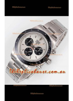 Rolex Daytona Super Clone BLAKEN Paul Newman Steel Dial Swiss Replica Watch - 4130 Movement