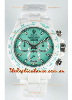 Rolex Daytona AET Remould Light Green Dial Full Ceramic Strap Watch in Cal.4130 Movement