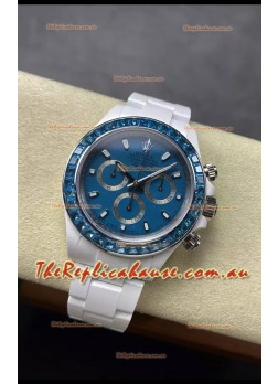 Rolex Daytona AET Remould Dark Blue Dial Full Ceramic Strap Watch in Cal.4130 Movement