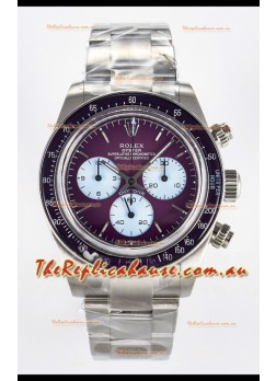 Rolex Daytona Super Clone Artisans De Geneve Edition Maroon Dial Swiss Replica Watch