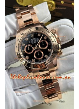 Rolex Daytona Super Clone REF.126505 Cal 4131 1:1 Swiss Replica Watch - 904L Steel Rose Gold