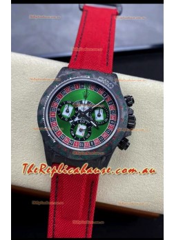 Rolex Daytona DiW NTPT Carbon Lucky Player Casino Swiss Replica Watch 1:1 Mirror Replica