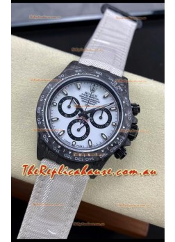 Rolex Daytona DiW Edition "All Black/White" Watch - Forged Cabon Casing 1:1 Mirror Replica