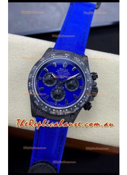 Rolex Daytona DiW Miami Blue Edition Watch - Forged Cabon Casing 1:1 Mirror Replica