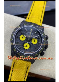 Rolex Daytona DiW Lemon Carbon Edition Watch - Forged Cabon Casing 1:1 Mirror Replica