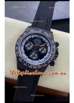 Rolex Daytona DiW All Black Edition Watch - Forged Cabon Casing 1:1 Mirror Replica