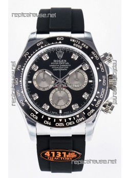Rolex Cosmograph Daytona 126519LN Black Diamonds Markers Dial Cal.4131 Movement 