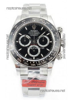 Rolex Cosmograph Daytona 126500 Black Dial Cal.4131 Movement - 904L Steel Watch