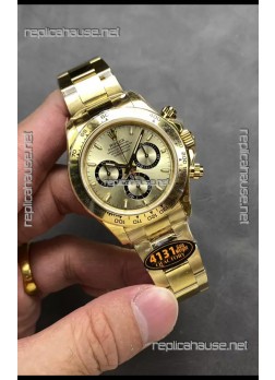 Rolex Cosmograph Daytona M126518 Yellow Gold Casing and Gold Dial Original Cal.4131 Movement