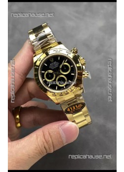 Rolex Cosmograph Daytona M126518 Yellow Gold Casing and Black Dial Original Cal.4131 Movement