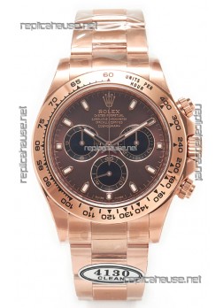 Rolex Cosmograph Daytona M116505 Rose Gold Casing and Brown Dial Original Cal.4130 Movement